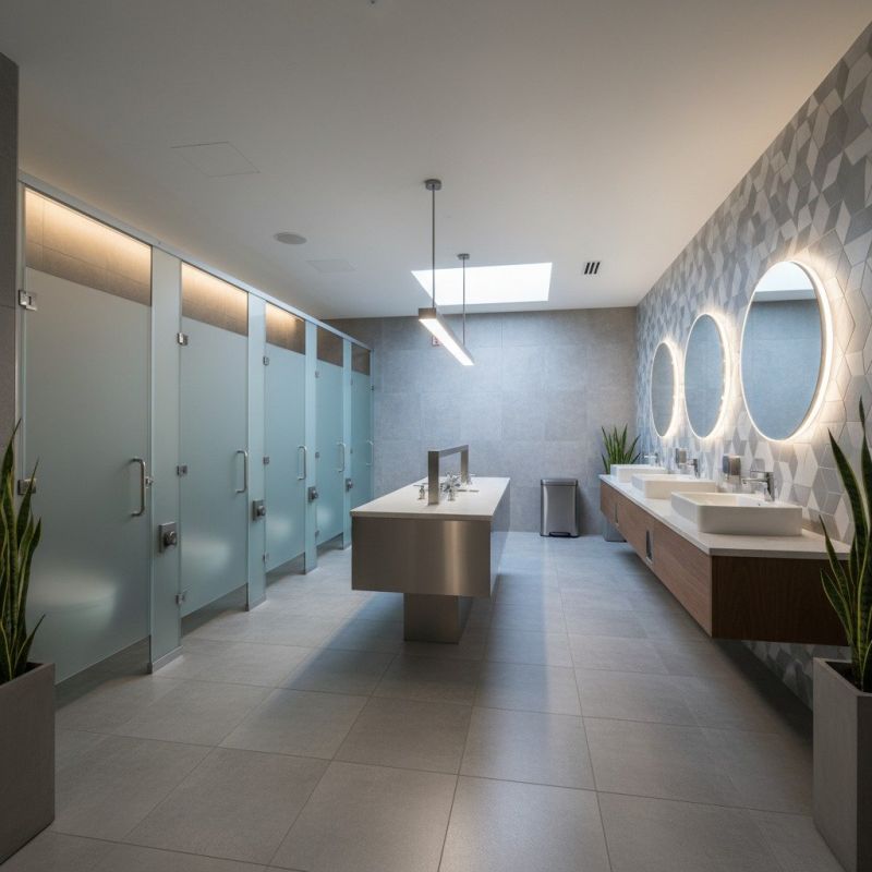 Industrial Bathroom Renovation in North Charleston, SC