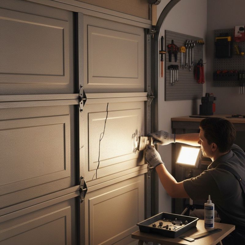 Leaning Garage Repair