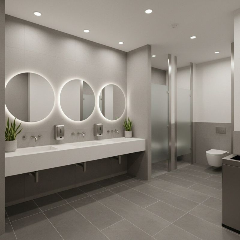 Industrial Bathroom Renovation in North Charleston, SC